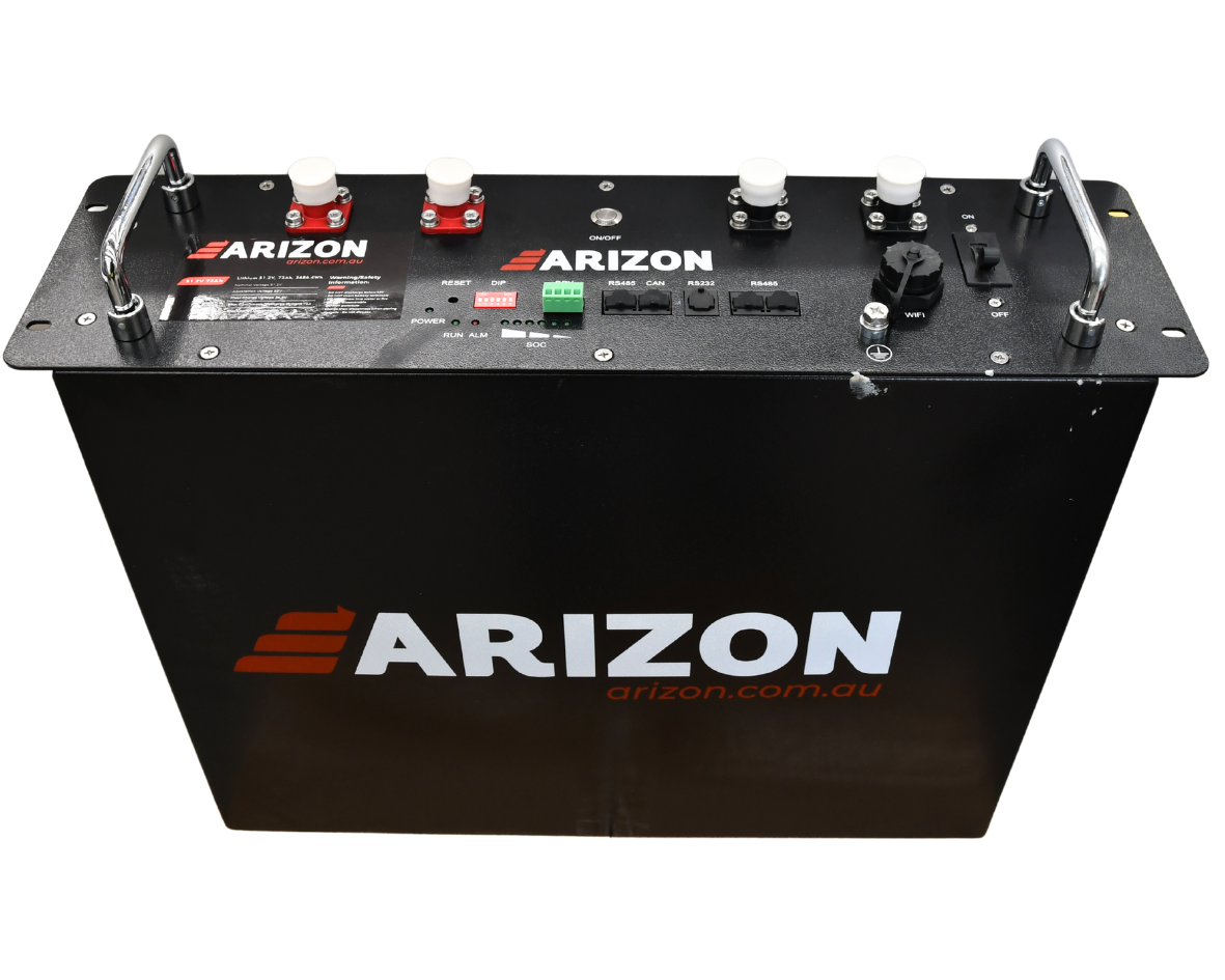 ARIZON 72AH 51.2V LIFEPO4 LITHIUM BATTERY
