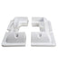 Corner Mounting Brackets White (Set of 4) | Arizon