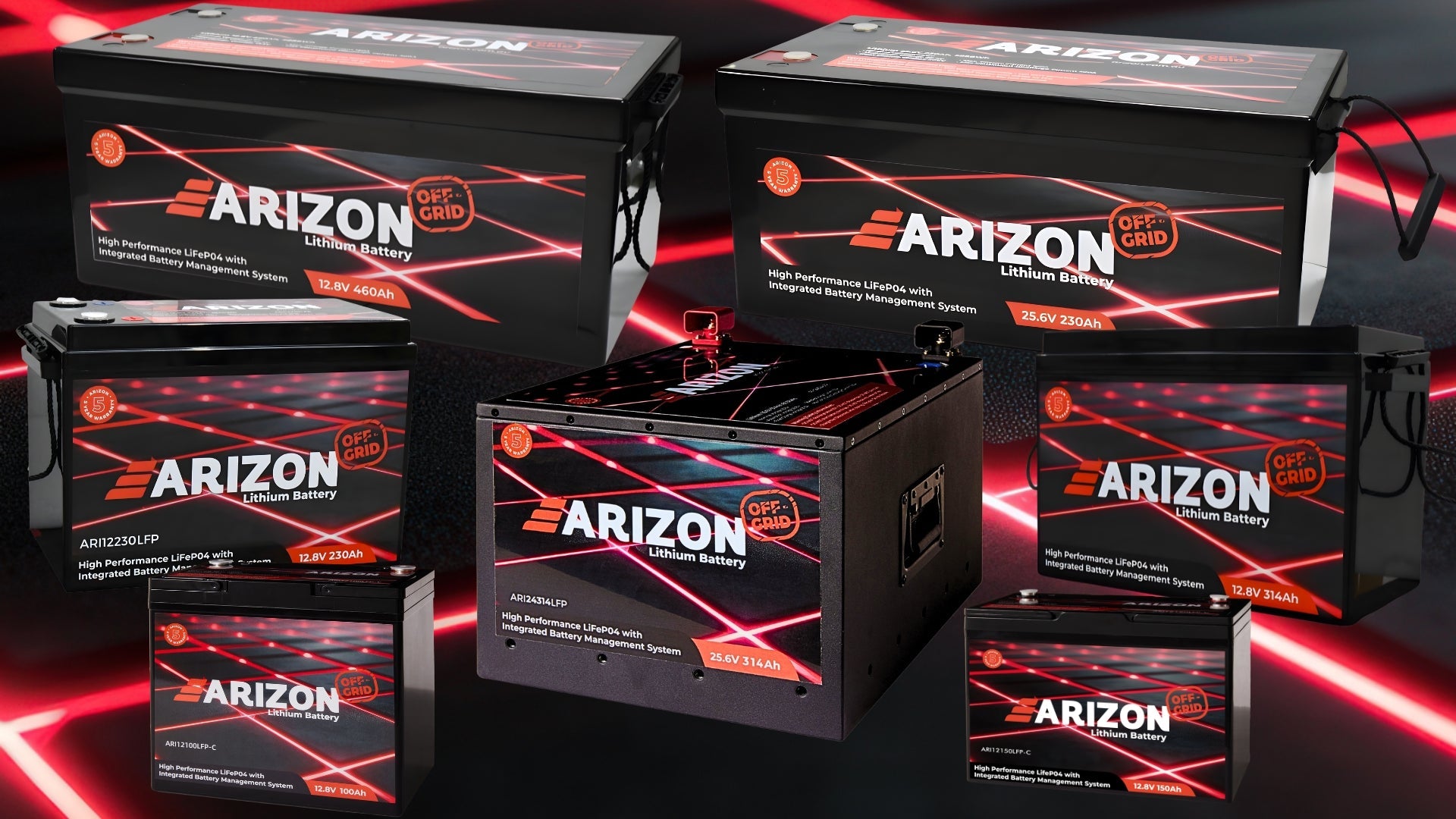 Arizon Expands Off-Grid Battery Range With Three New LiFePO₄ Models