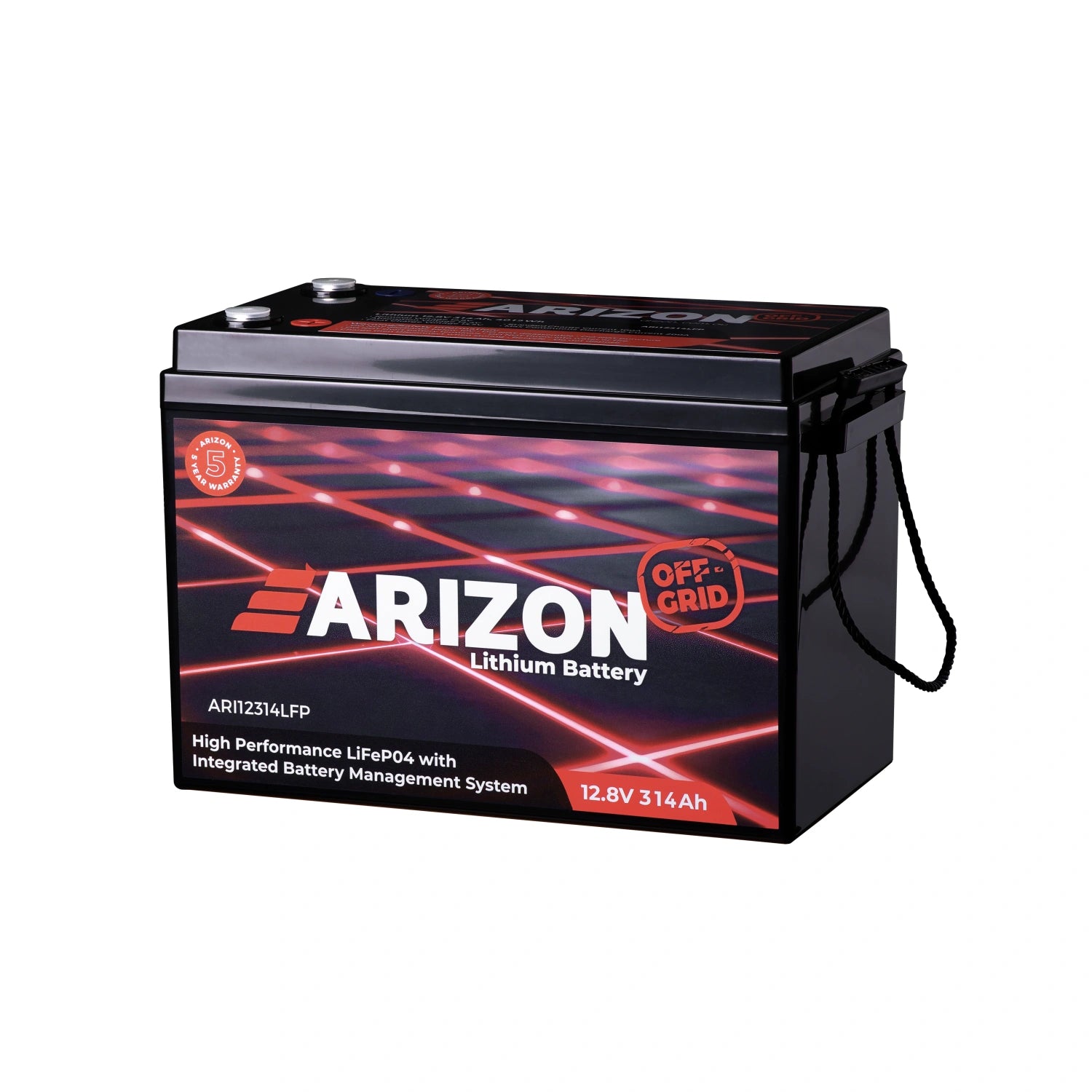 Off-Grid 314Ah 12V LiFePO4 Lithium Battery | Arizon Main image