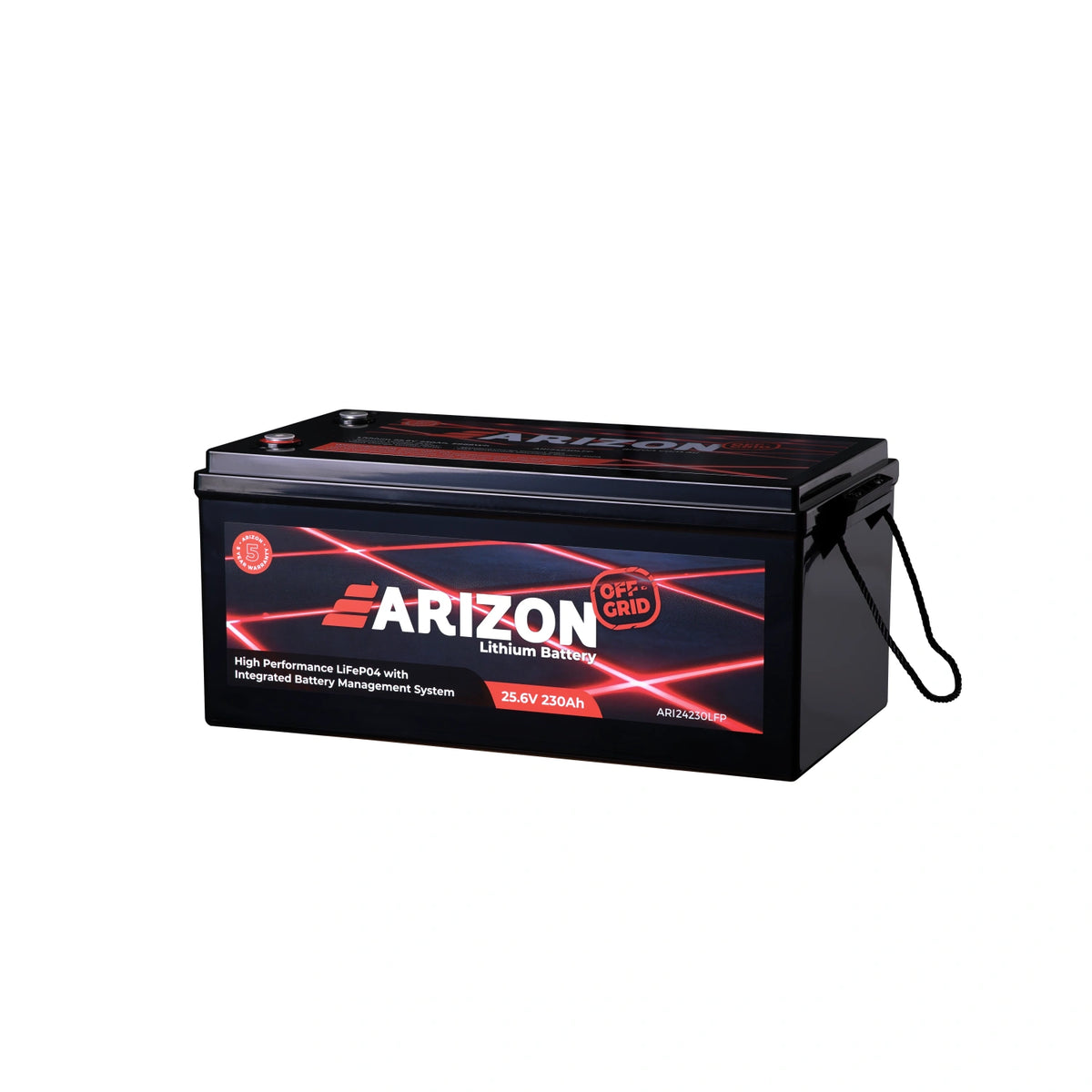 Arizon Off-Grid 230Ah 25.6V LiFePO4 Lithium Battery | Arizon Main image