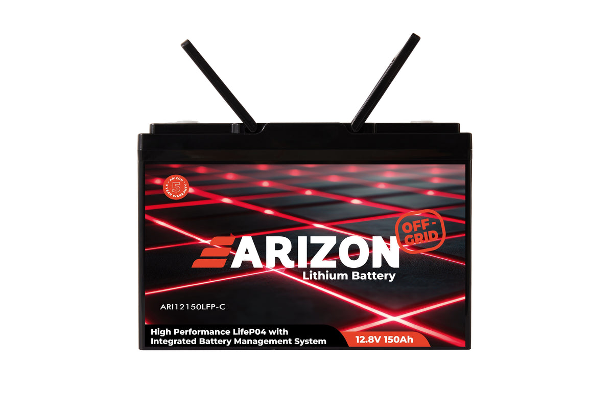 Arizon Off-Grid 12V 150Ah LiFePO4 Lithium Battery | Arizon