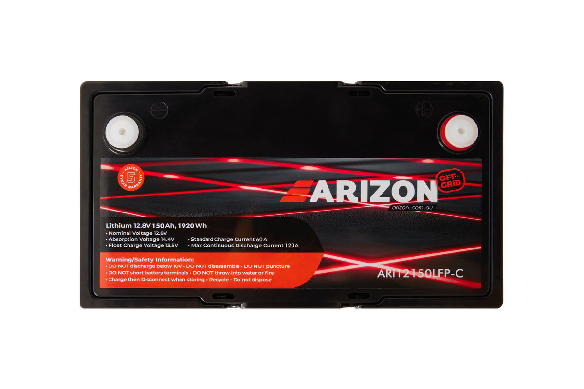Arizon Off-Grid 12V 150Ah LiFePO4 Lithium Battery | Arizon