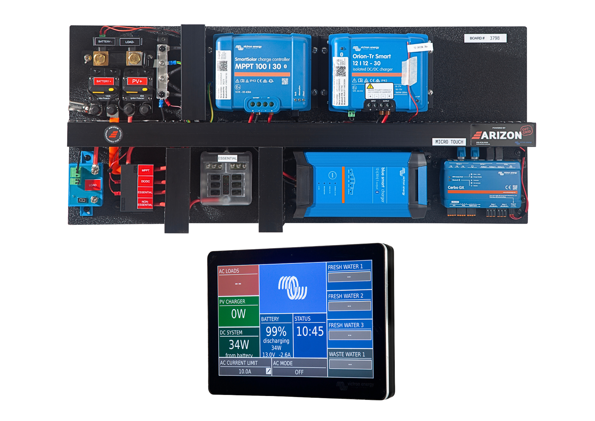 Off-Grid Micro Touch 12V Power Control System | Arizon Main image