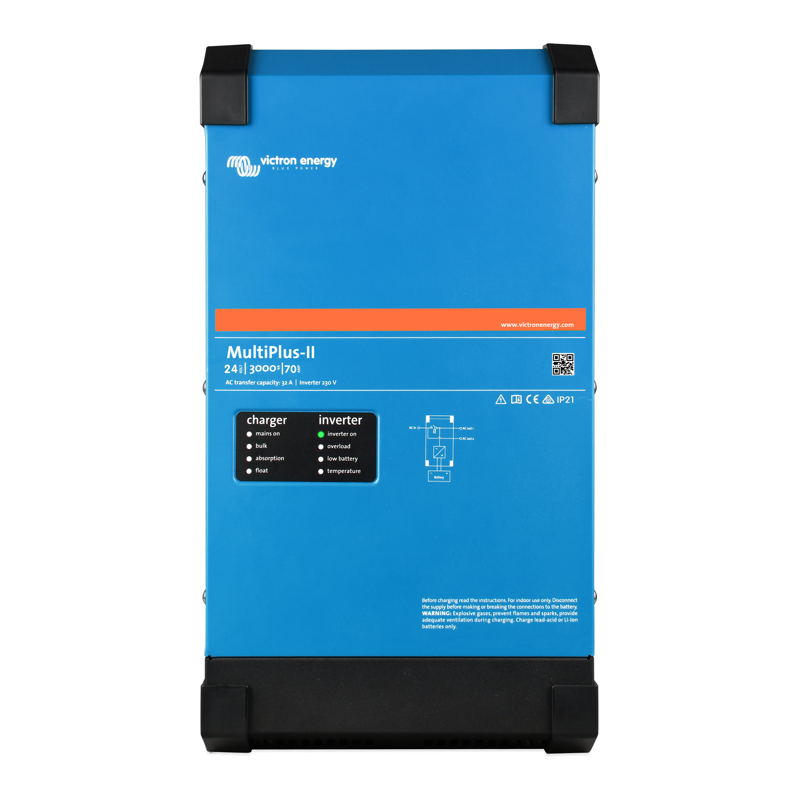 MultiPlus 2000VA 12V Inverter/Charger | Victron Main image